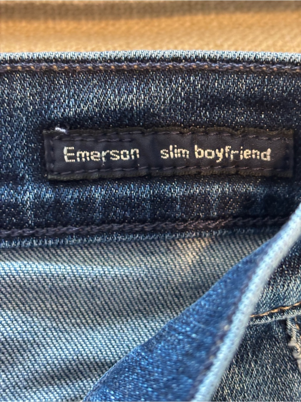 Citizens Of Humanity Slim Straight Jeans in Dark Blue - Picture 6 of 7